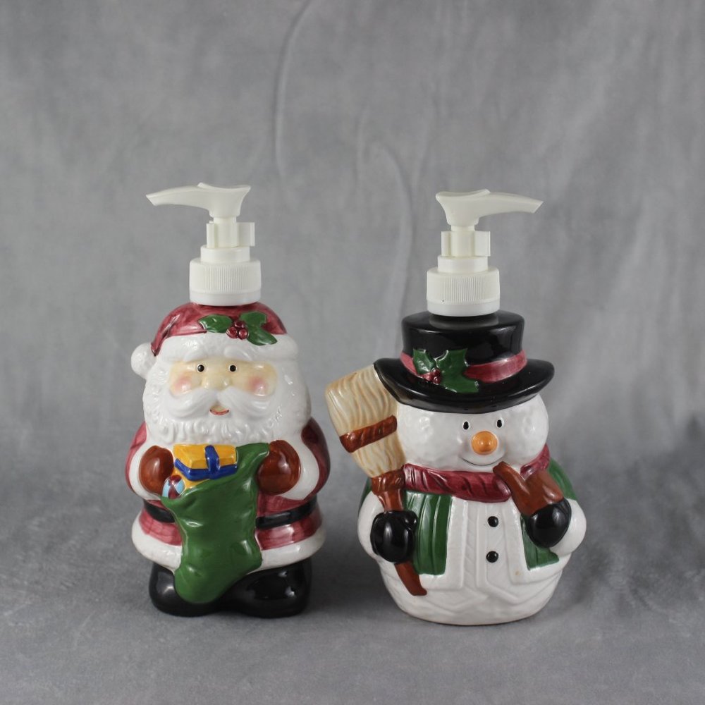Christmas Soap Dispenser Set